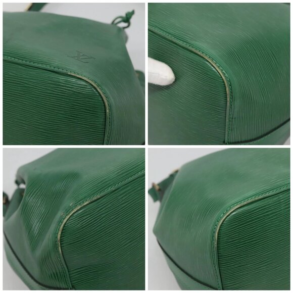 LOUIS VUITTON Epi Petit Noe Shoulder Bag Green M44104 LV Auth 134513 - Picture 13 of 14